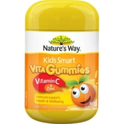 【自营】Nature'sWay佳思敏儿童维生素软糖宝宝vc补锌强免疫60粒