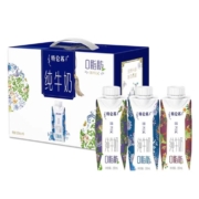 蒙牛 特仑苏 梦幻盖 脱脂纯牛奶 250ml*10包*3提 礼盒装
