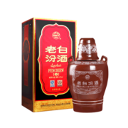 汾酒 老白汾酒10 53度 475mL 单瓶 清香型高度白酒