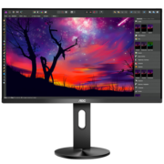 AOC Q2790PQ 27英寸显示器 2K IPS广视角 106%NTSC广色域可升降旋电脑显示屏 Q2790PQ