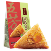 限地区：五芳斋 嘉兴粽子100g*2只装 蛋黄猪肉馅*5件