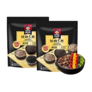 QUAKER/桂格五黑原味即食燕麦片518g*2袋速食营养早餐冲饮女神节