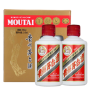 京东百亿补贴：茅台 飞天 酱香型白酒 53度 50ml*2 双瓶礼盒装