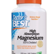 素食者必备！Doctor's Best 多特倍斯 高吸收100%螯合甘氨酸镁片100mg*240片   直邮含税到手￥136.33