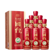 京喜APP：国台 国标酒 2016年酿造 酱香型白酒 53度500mL*6瓶