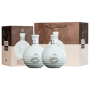 PLUS会员：舍得 高尔夫T15 52度 浓香型白酒 500ml*2瓶 整箱装