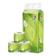 Plus会员，需抢券:心相印卷纸 茶语丝享4层183克10卷 *4件