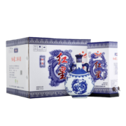 红星二锅头青花瓷珍品扁龙瓶 52度清香型白酒750ml*6整箱装