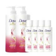 88VIP！Dove 多芬 赋活日常滋养修护洗发水套装（洗发露700g*2+护发素100g*4）