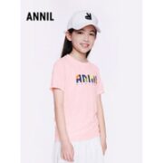 Annil 安奈儿 儿童短袖速干T恤
