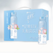 蒙牛 真果粒 花果轻乳乳酸菌饮品(樱花白桃味)230g*10瓶