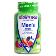 小熊糖（Vitafusion）男士复合维生素 维生素C多维矿物质软糖 70粒/瓶美国进口