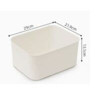 IRIS 爱丽思 收纳箱 白色中号（29*21.9*13.1cm）