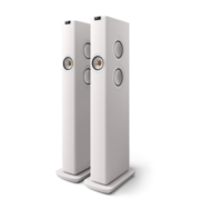 KEF LS60 Wireless 无线HiFi音箱2.0立体声有源蓝牙音箱 高保真发烧级客厅电视音响家用书架音箱 矿石白