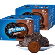 奥利奥夹心饼干巧克力味休闲网红零食超值装小吃儿童696g*2盒食品