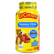 【恒温冷链】丽贵小熊糖lilcritters美国进口儿童复合维生素VC补锌2岁+营养软糖190粒