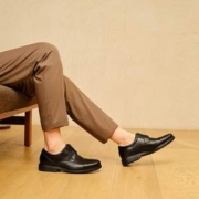 Rockport 乐步 Charles Road Captoe 男士真皮正装鞋 V80556