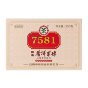PLUS会员：中茶 云南普洱茶 7581经典标杆熟茶砖 单盒装 250克