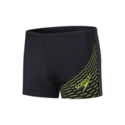 Speedo/速比涛  Eco系列高弹舒适侧面印花抗氯专业防晒平角泳裤男