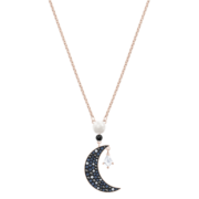 施华洛世奇（SWAROVSKI） 施华洛世奇  SWAROVSKI SYMBOL 神秘月亮造型 项链 浪漫星辰 镀玫瑰金色 5489534