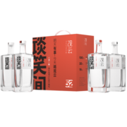 观云（guanyun）观云谈笑间浓香型白酒2瓶纯粮食酒国潮白酒 观云·谈笑间 52度浓香 2瓶