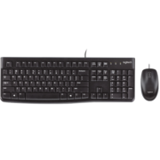 罗技（Logitech）MK120 键鼠套装 有线键鼠套装 办公键鼠套装 台式笔记本家用电脑键鼠套装 罗技MK120-黑色