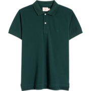 布克兄弟（BrooksBrothers） 男士新款纯棉珠地网眼纯色短袖Polo衫 3002-墨绿色 L
