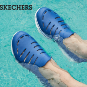 PLUS会员！SKECHERS 斯凯奇 H2 GO系列 男士休闲凉鞋 54271
