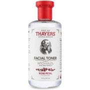 THAYERS 金缕梅 金缕梅面部爽肤水，无酒精，含芦荟，玫瑰花瓣，12 液量盎司（355毫升）