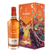 格兰菲迪（GLENFIDDICH）宝树行 格兰菲迪21年700ml 福鹿呈祥 2023年新春礼盒 进口洋酒