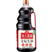 海天 酱油 金标生抽  炒菜鲜香 1.9L/瓶  调味品 生抽酱油
