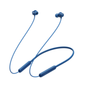 realme 真我wireless 2S颈戴蓝牙耳机 入耳式通话降噪 低音大动圈 游戏运动磁吸 华为苹果通用 率性蓝