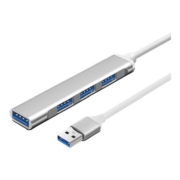 达而稳 USB3.0扩展器笔记本电脑一拖四分线器typec转换接头多口拓展坞多功能hub孔外接延长线拓展器