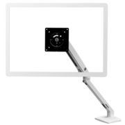 爱格升（ERGOTRON）MXV显示器支架 电脑支架 显示器支架臂 旋转电脑架 台式机底座增高架（45-486-216）白色