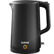 SUPOR 苏泊尔 电水壶 1.7L 全钢无缝双层防烫 316不锈钢 一键保温 SW-17J12P