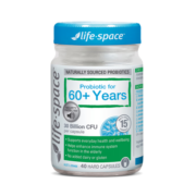 Life Space成人老人益生菌胶囊300亿活菌40粒/瓶呵护肠胃健康澳洲进口
