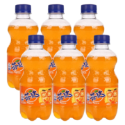 可口可乐 Coca-Cola 碳酸饮料饮料小瓶装系列 芬达  300ml*6瓶