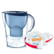 碧然德（BRITA）过滤净水器 家用滤水壶 净水壶 海洋系列 3.5L（蓝）+专家版滤芯5枚 环保加固包装