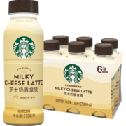 星巴克 (Starbucks) 星选 即饮咖啡瓶装饮料 便携开瓶即饮 夏季饮品 芝士奶香 270ml*6瓶
