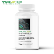 NATURELIEFN纽力芙男士复合维生素片120片成人维生素B族锌镁多种矿物质提高耐力活力美国进口