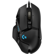 罗技（G） G502HERO游戏鼠标有线电竞RGB机械LOL吃鸡宏编程带配重 沃梵 G502 HERO
