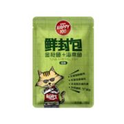 Wanpy 顽皮 Happy100猫零食金枪鱼海燕鱼鲜封包840g(70g*12袋)猫湿粮