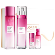 欧莱雅（LOREAL）清润葡萄籽补水水乳护肤套装礼盒生日礼物送女友 (膜力水+乳液)