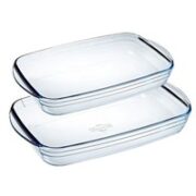 Ocuisine 玻璃烤盘 两件套 28cm1.6L+32cm2L