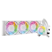 毅凯火力 (ekwb) EK AIO 360 Lux D-RGB 白色一体式CPU水冷散热器 360MM水排 ARGB彩屏灯效