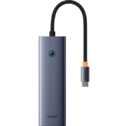 概率券:倍思Type-C扩展坞拓展坞USB3.0千兆网口转接头HUB分线转换器