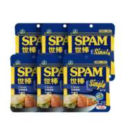 世棒（SPAM）单片午餐肉60g*5片火腿罐头火锅烧烤 麻辣烫 烤肉手抓饼 早餐食材 经典原味60g*5