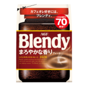 AGFBlendy黑咖啡 日本进口冷热速溶咖啡 摩卡风味140g/袋