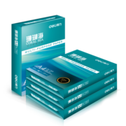 得力(deli)珊瑚海A4打印纸 70g500张*4包一箱 销冠复印纸 双面草稿纸 整箱2000张 ZF371