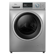 京东百亿补贴：Midea 美的 滚筒洗衣机全自动 QY1 洗烘一体  简尚系列 10公斤 MD100QY1